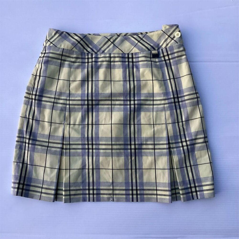 EP Pro Women's Plaid Pleated Skort Size 2 Multicolor Casual Short